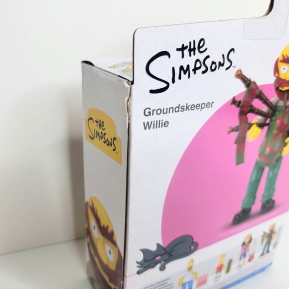 Groundskeeper Willie The Simpsons Jakks 5 in Action Figure - NEW SEALED BOX - Picture 7 of 14